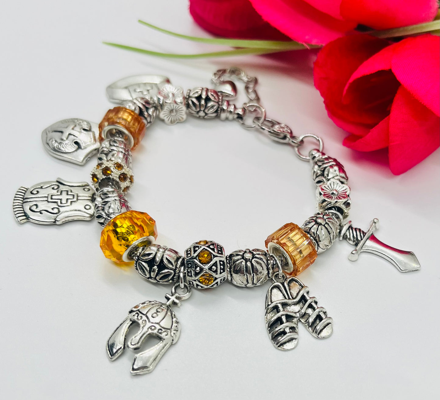 Armor of God Charm Bracelet
