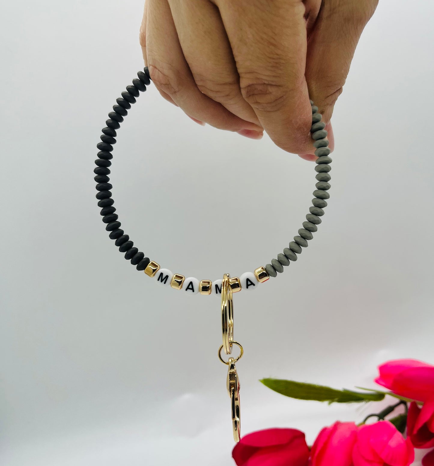 Mama Keychain Wristlet