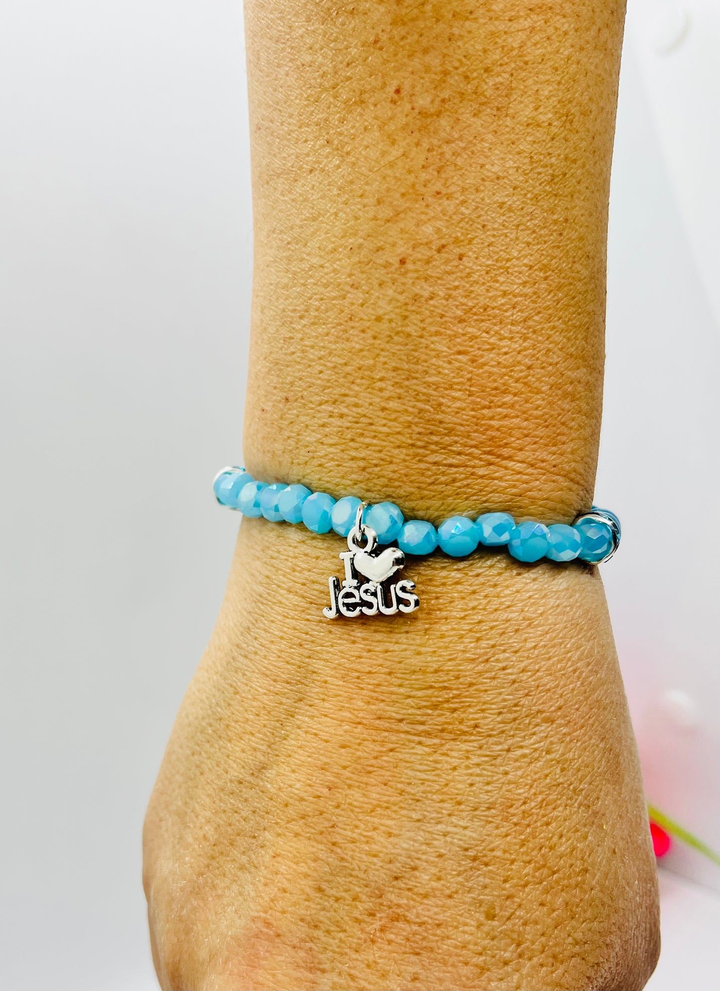 I Love Jesus Charm Bracelets For Women