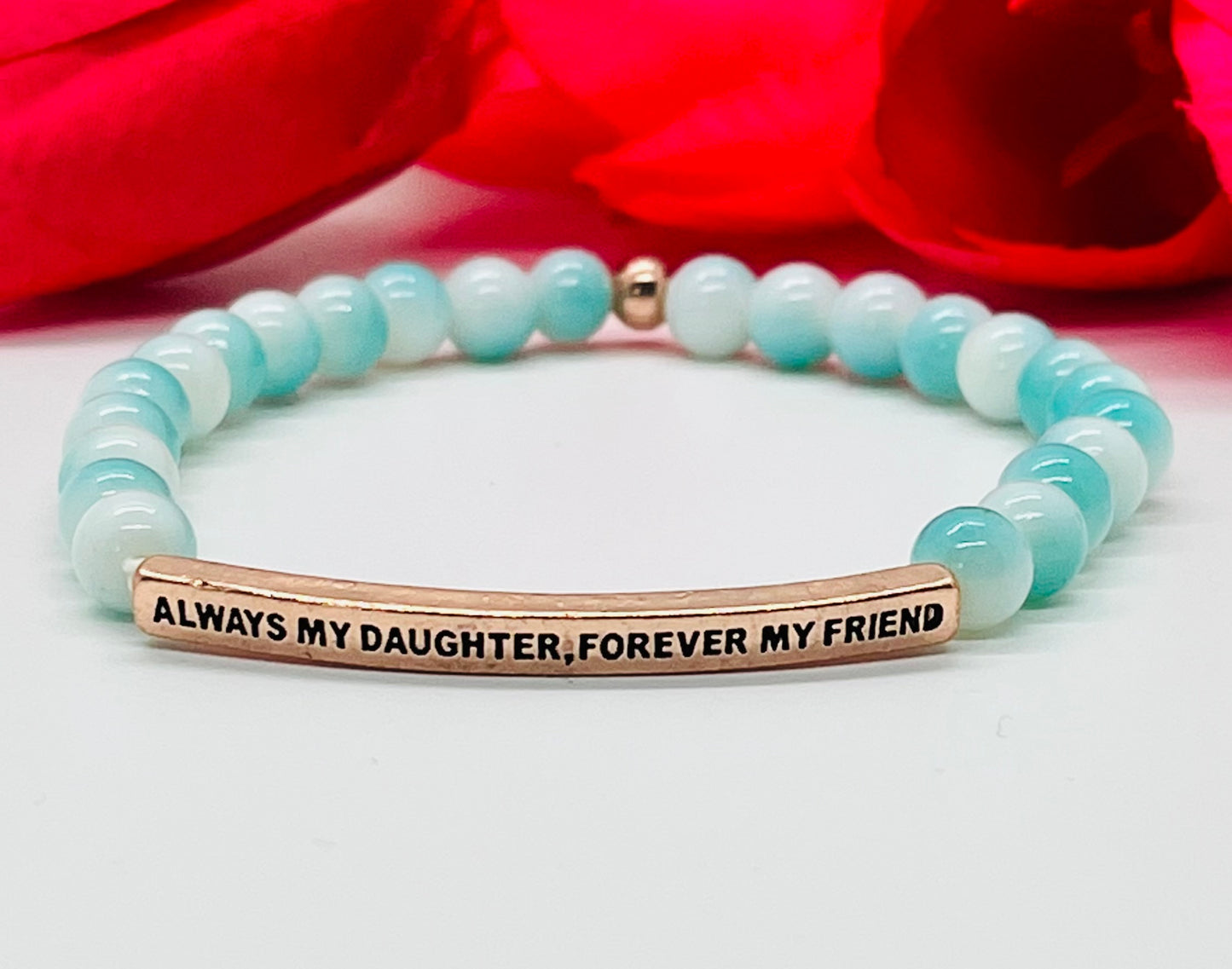 Always My Daughter Beaded Bracelet