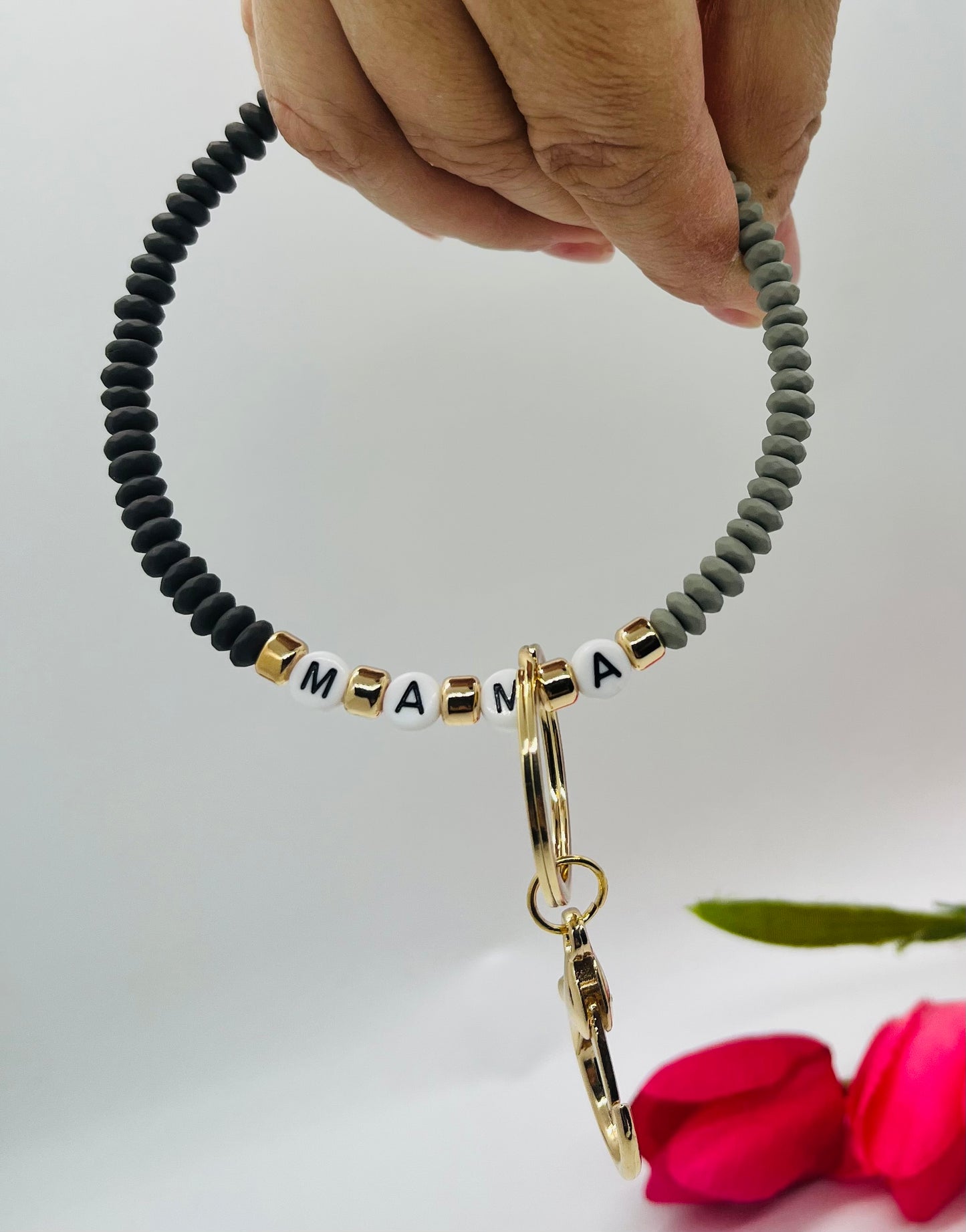 Mama Keychain Wristlet