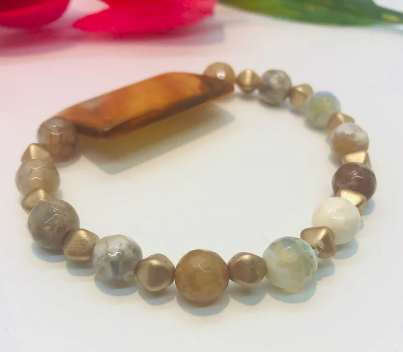 Gemstone Beaded Bracelet