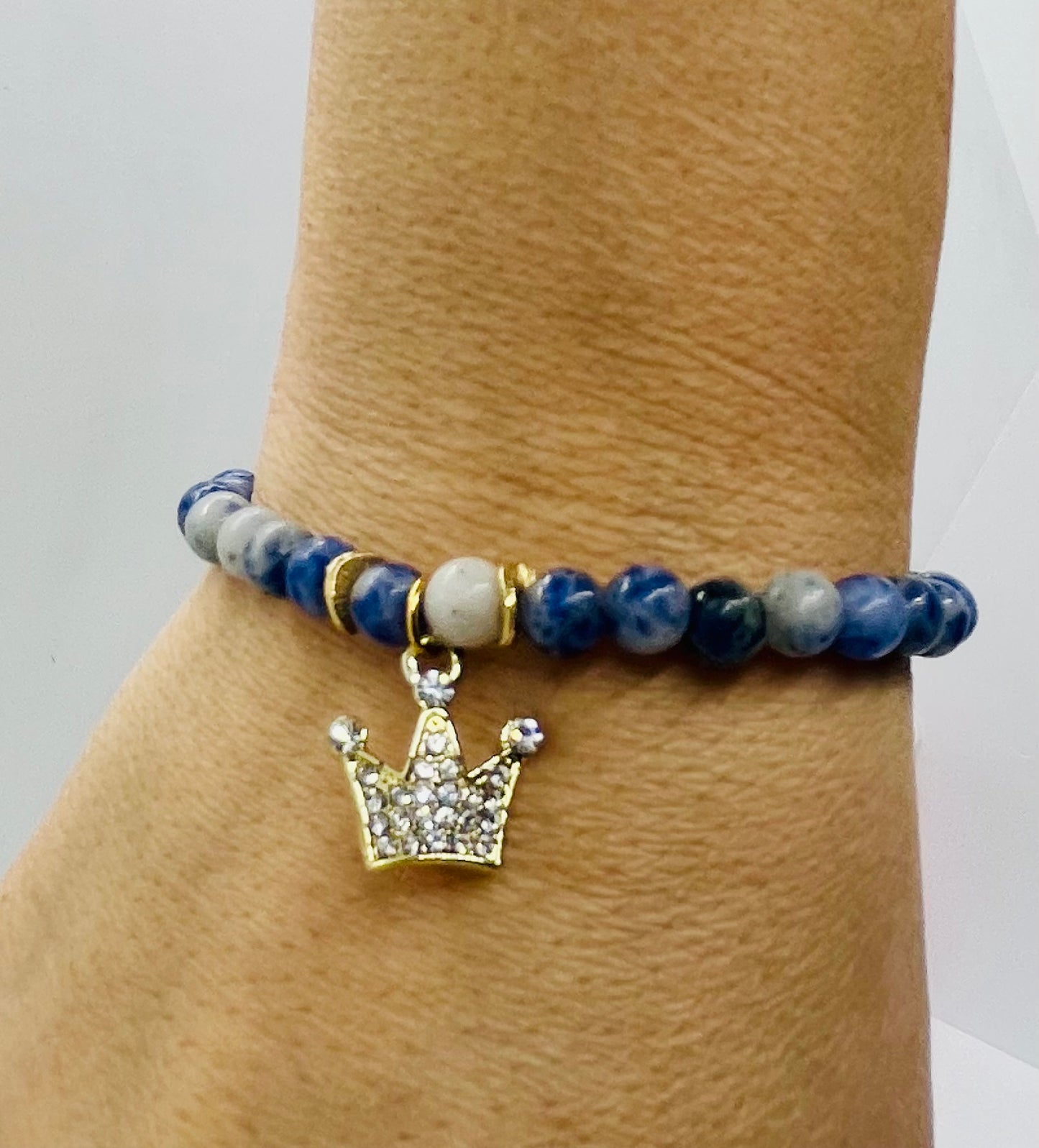 Crown Charm Bracelet