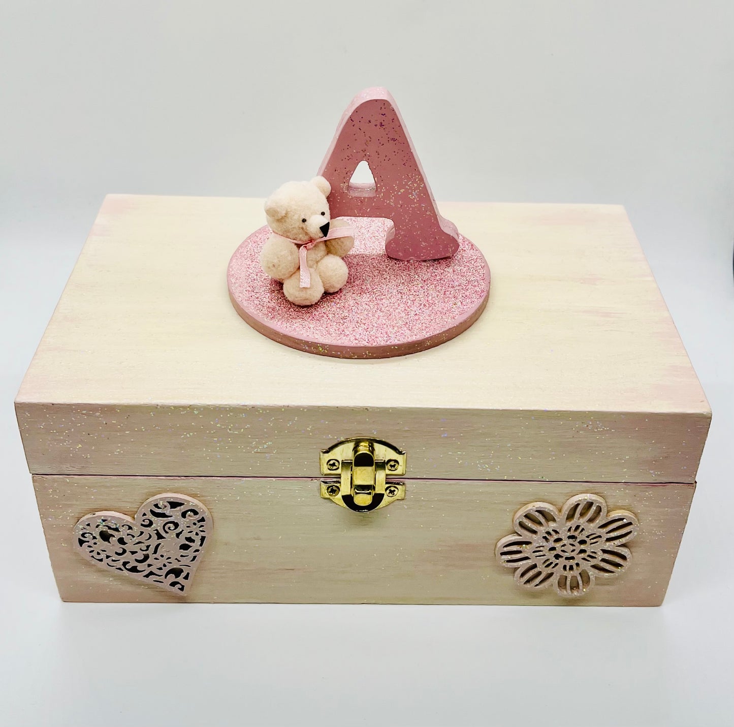 Personalized Baby Girl Keepsake Jewelry Box