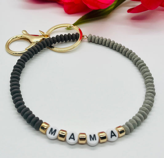 Mama Keychain Wristlet