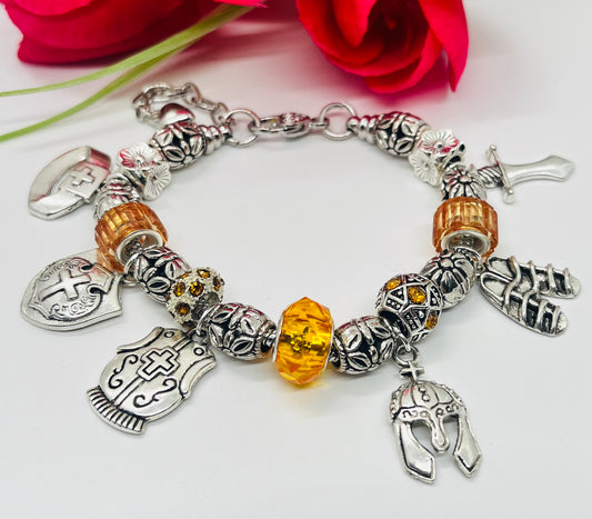 Armor of God Charm Bracelet