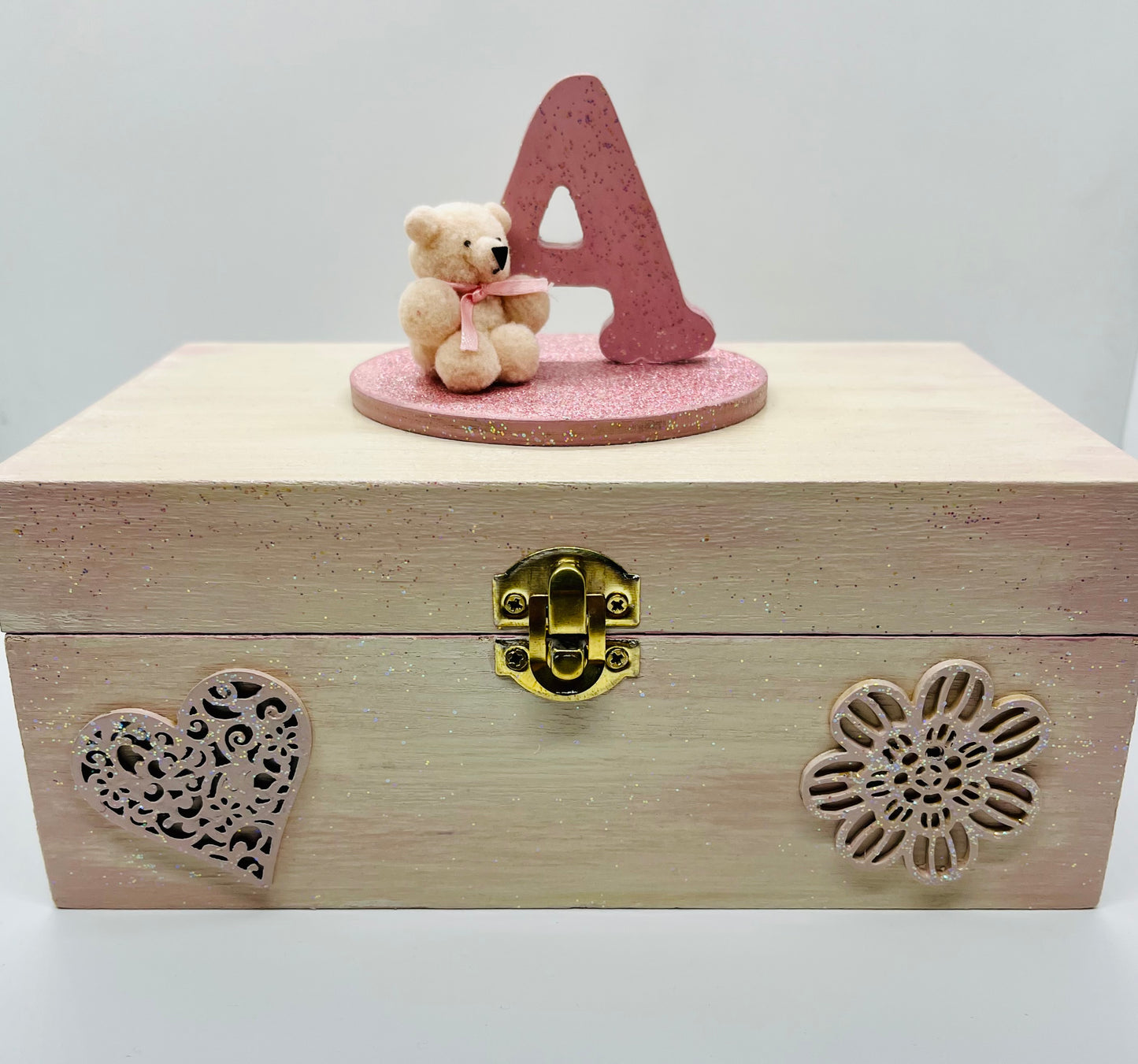 Personalized Baby Girl Keepsake Jewelry Box