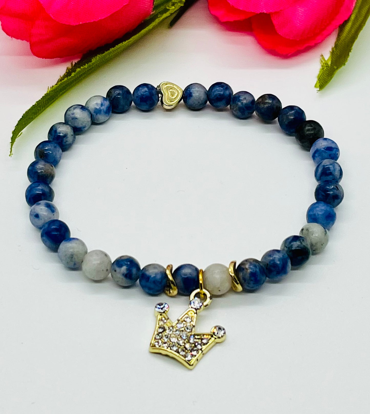 Crown Charm Bracelet