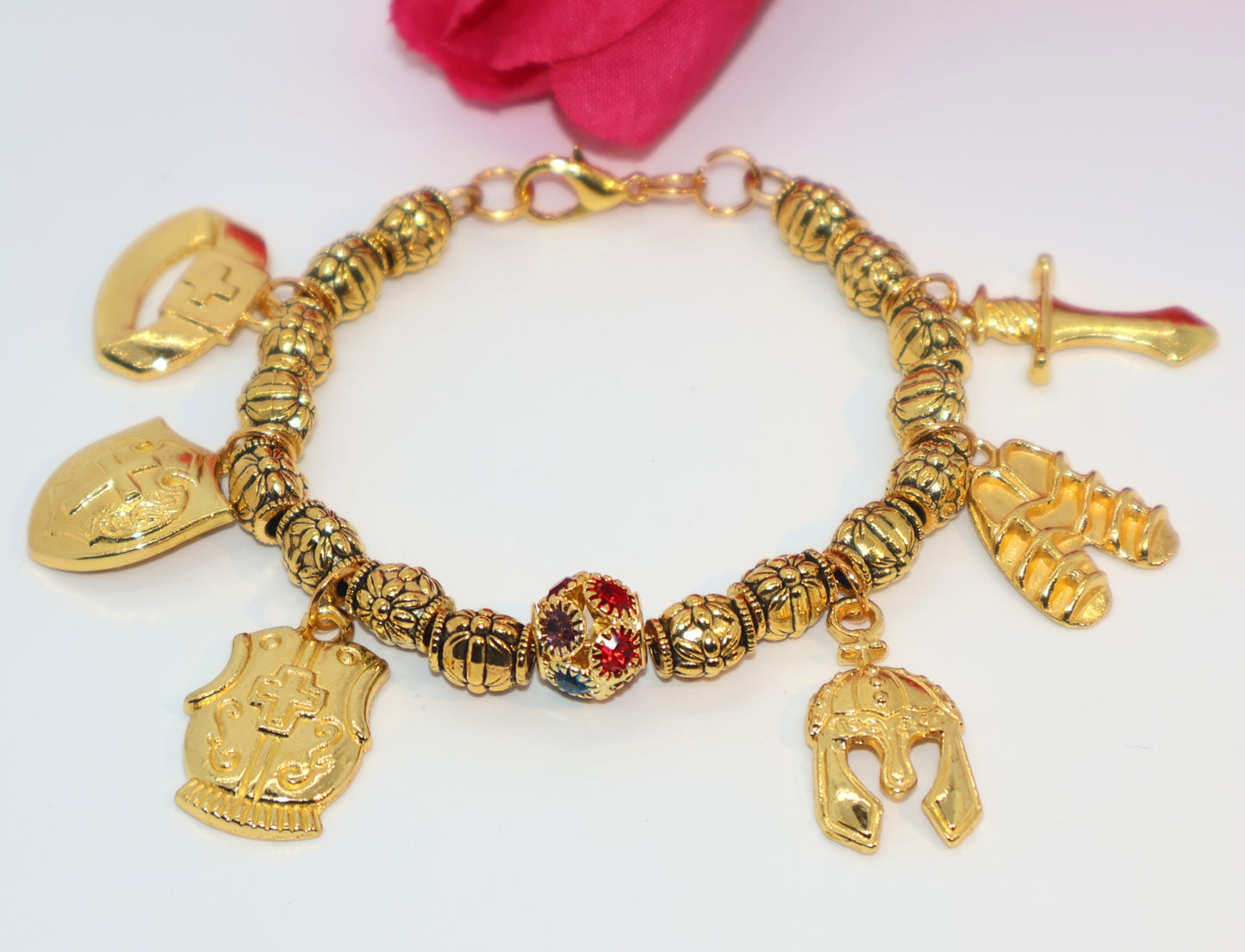 Armor of God Charm Bracelet For Women