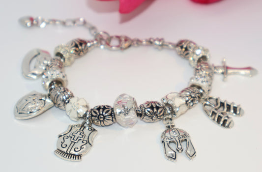 Armor of God Charm Bracelet