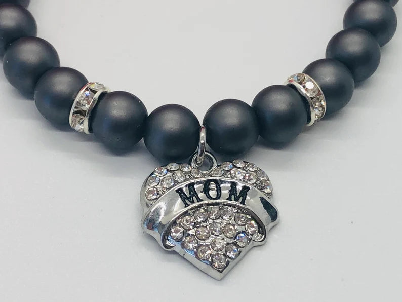 Bling Mom Charm Bracelet